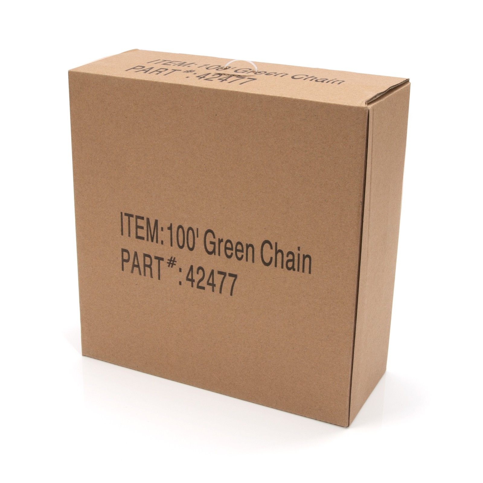 Steelman 100-Foot Hi-Viz Green Plastic Safety Chain 61075
