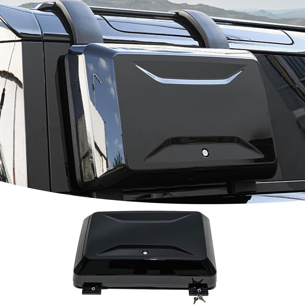 Glossy Black Side Storage Box for 2020-2025 Land Rover Defender 110 Toolbox