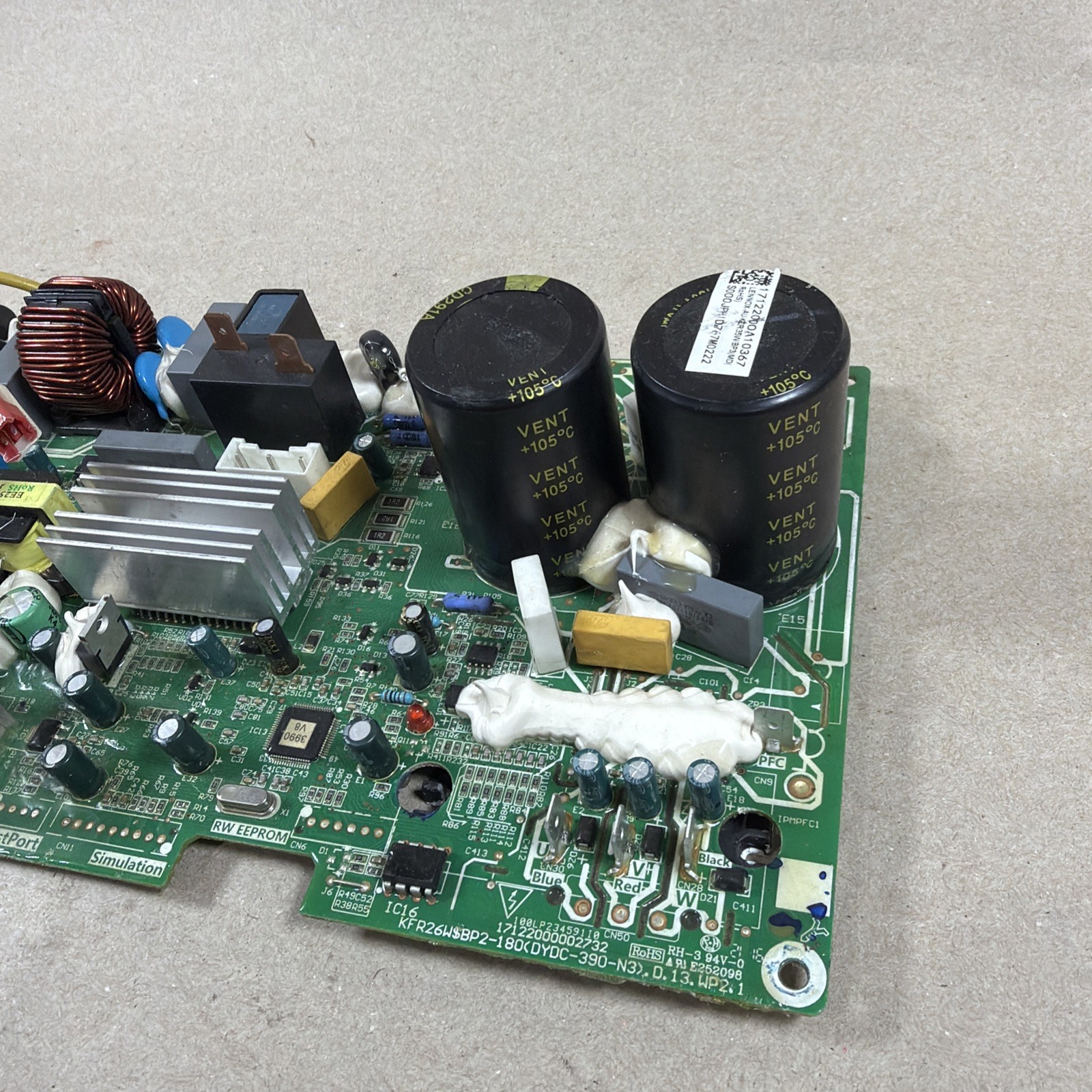 TESTED🔥 Lennox 17122000A10367 Main Control Board KFR26WSBP2 17122000002732