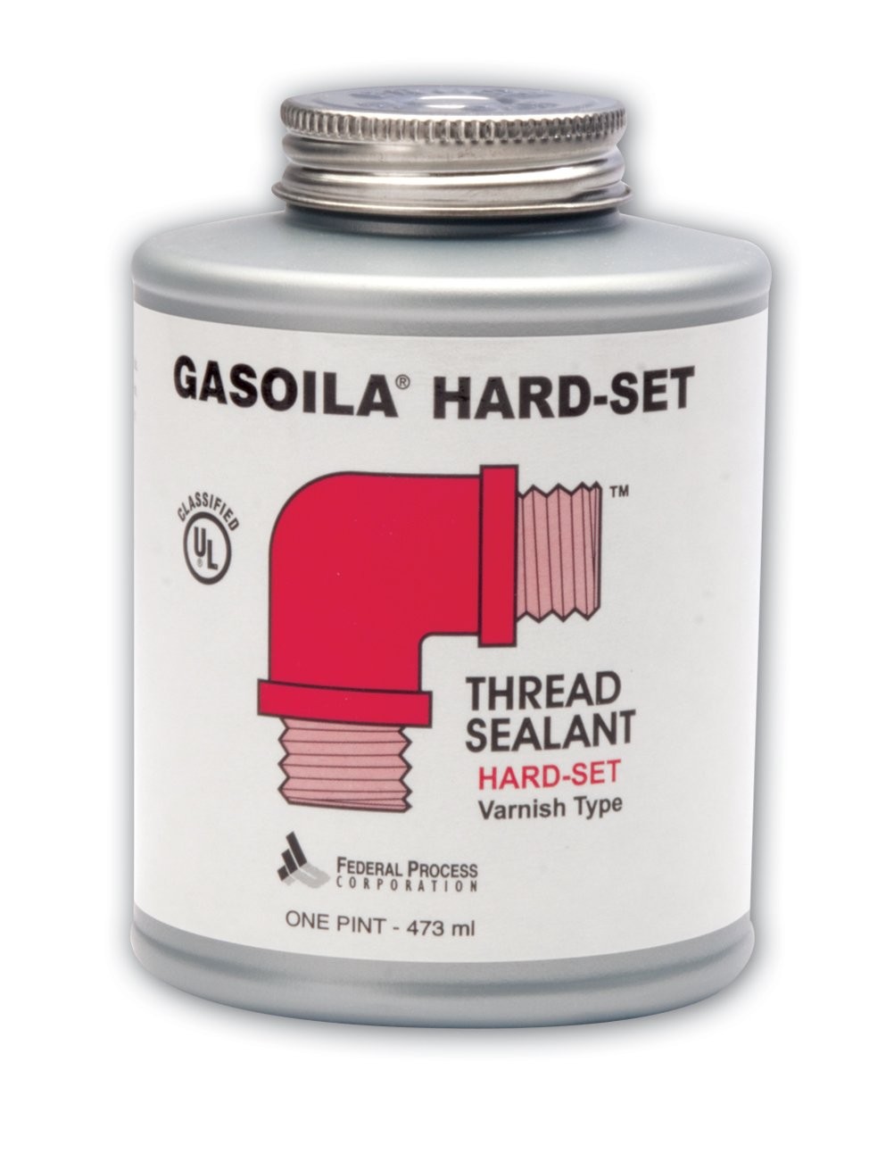 Gasoila Hard-Setting Permanent Thread Sealant, Fast-Drying Red Varnish Sealan…