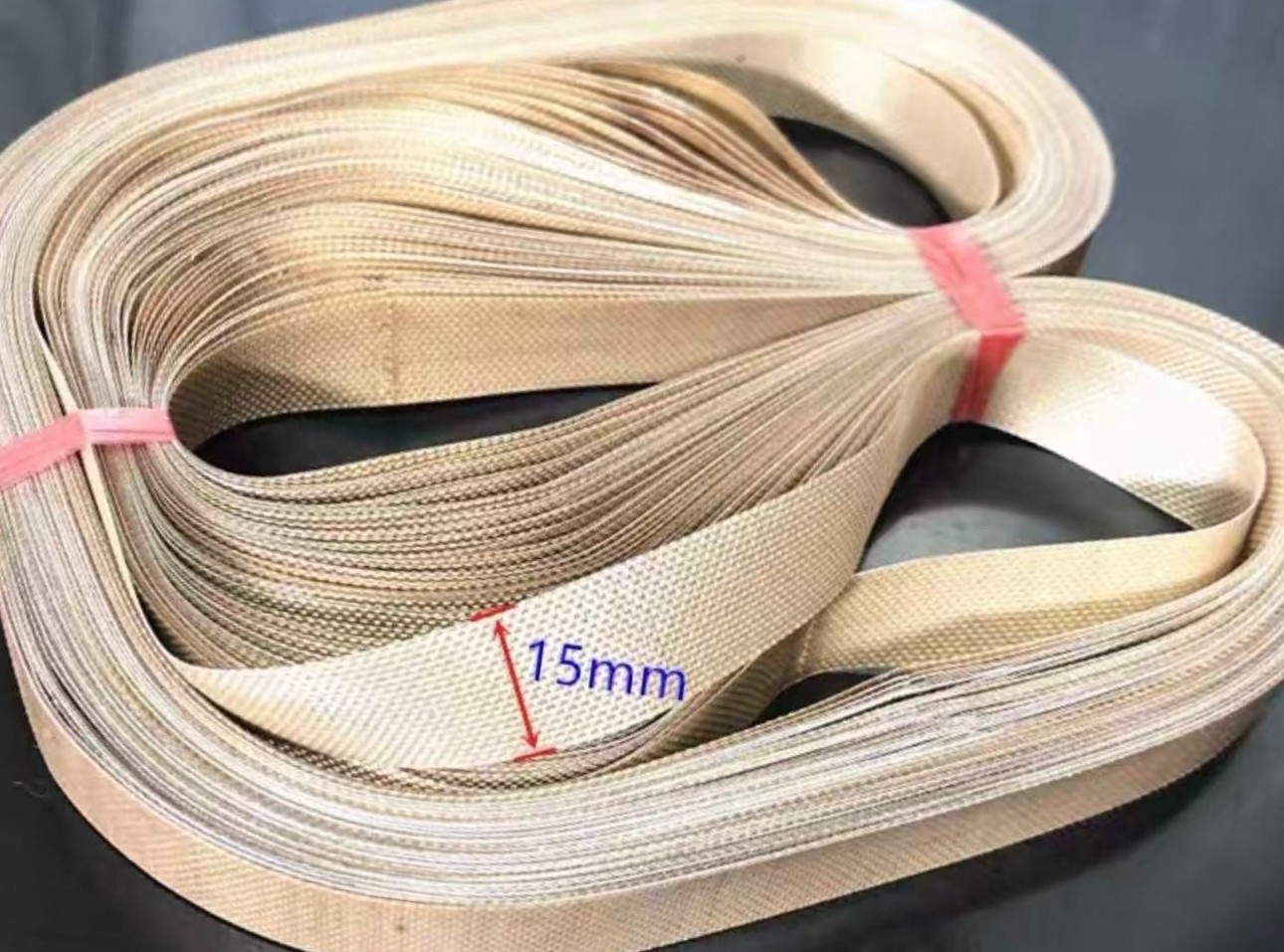 50pcs 600mm*15mm*0.2mm Teflon Belts /620mm*15mm for Continuous Band Sealer NEW
