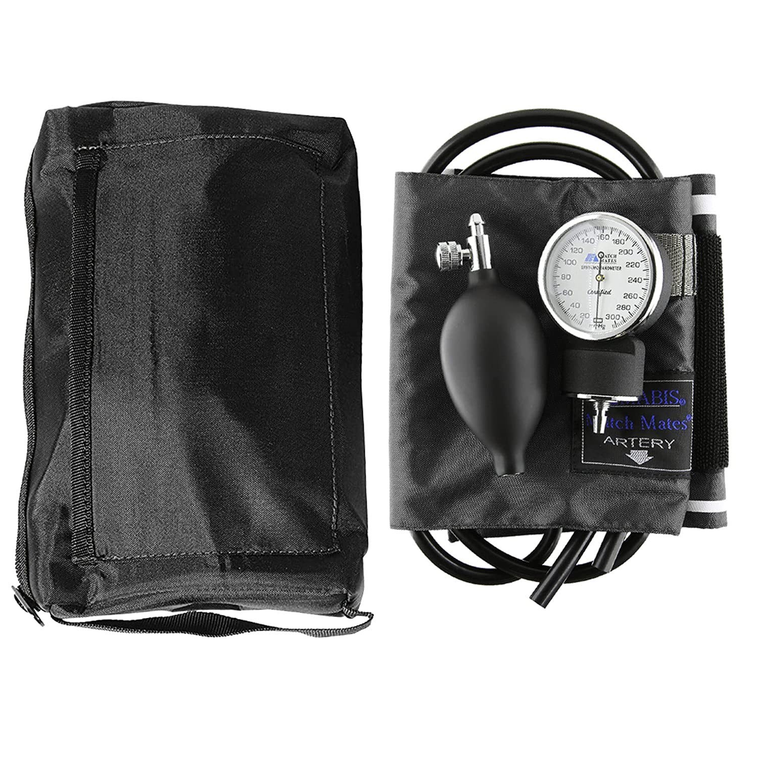 MABIS Blood Pressure Cuff and Dual Head Stethoscope Kit, Combination Home Sph…