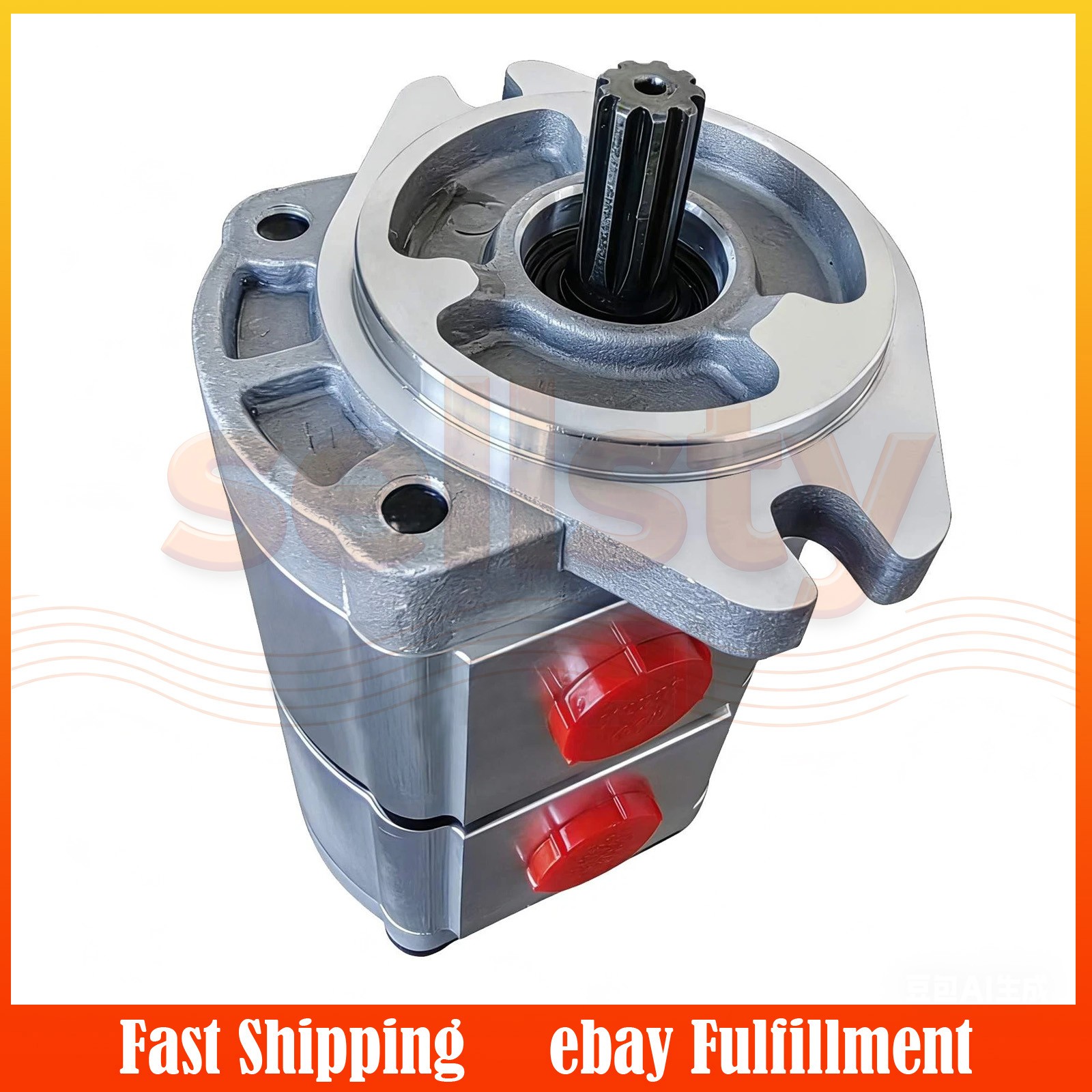 Two-Section Hydraulic Gear Pump PGP51088G3LP For AGT Skid Steer Loader KTT23 New