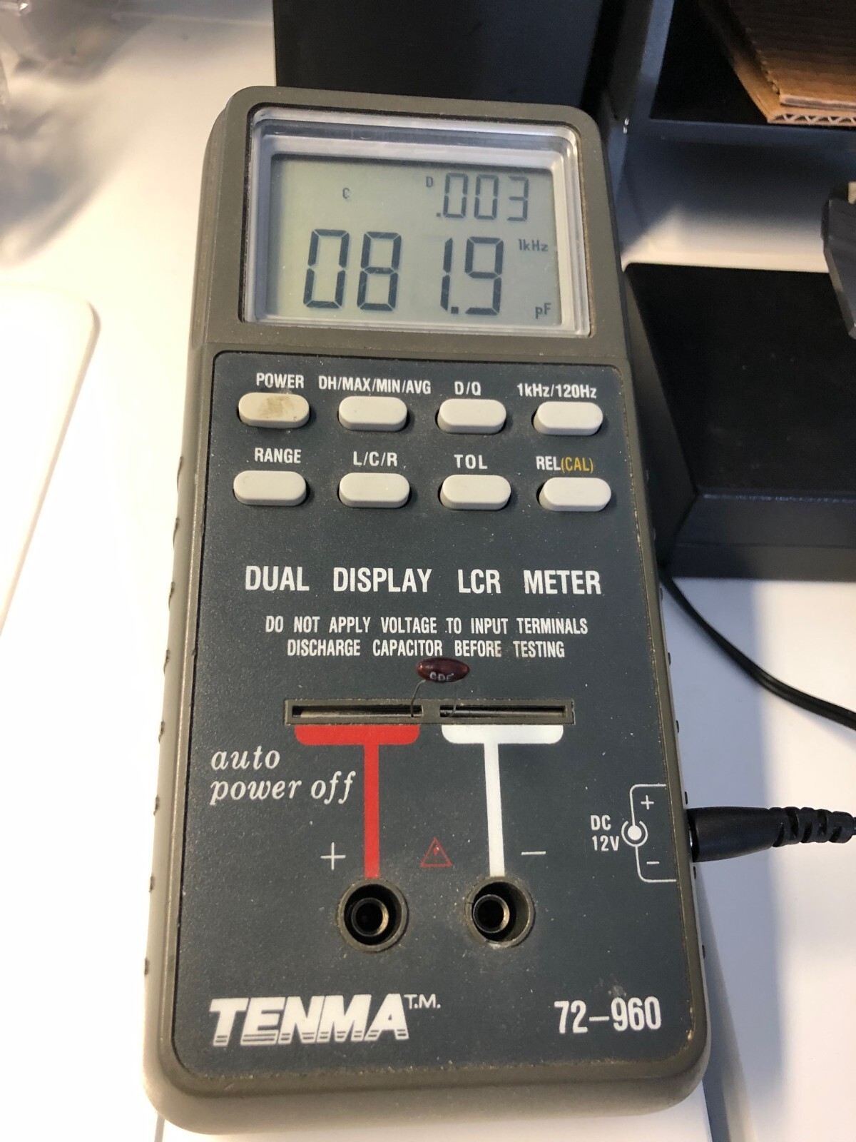 2 Cornell Dubilier(CDE) CD10 Mica Capacitor 82pF 500V 5% 3.6mm Lead Spacing