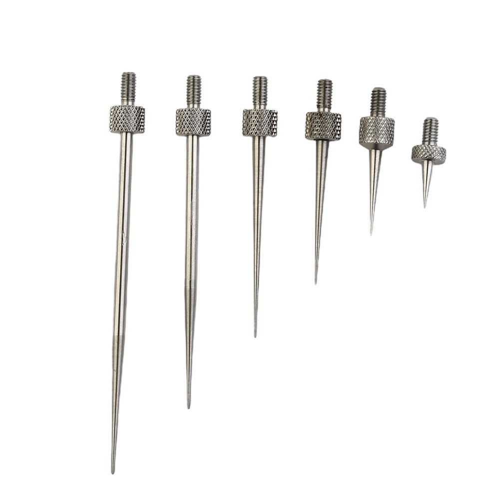 6pcs Digital Indicator/Dial Test Stem Rod Contact Points Tips Gauge Measure Tool
