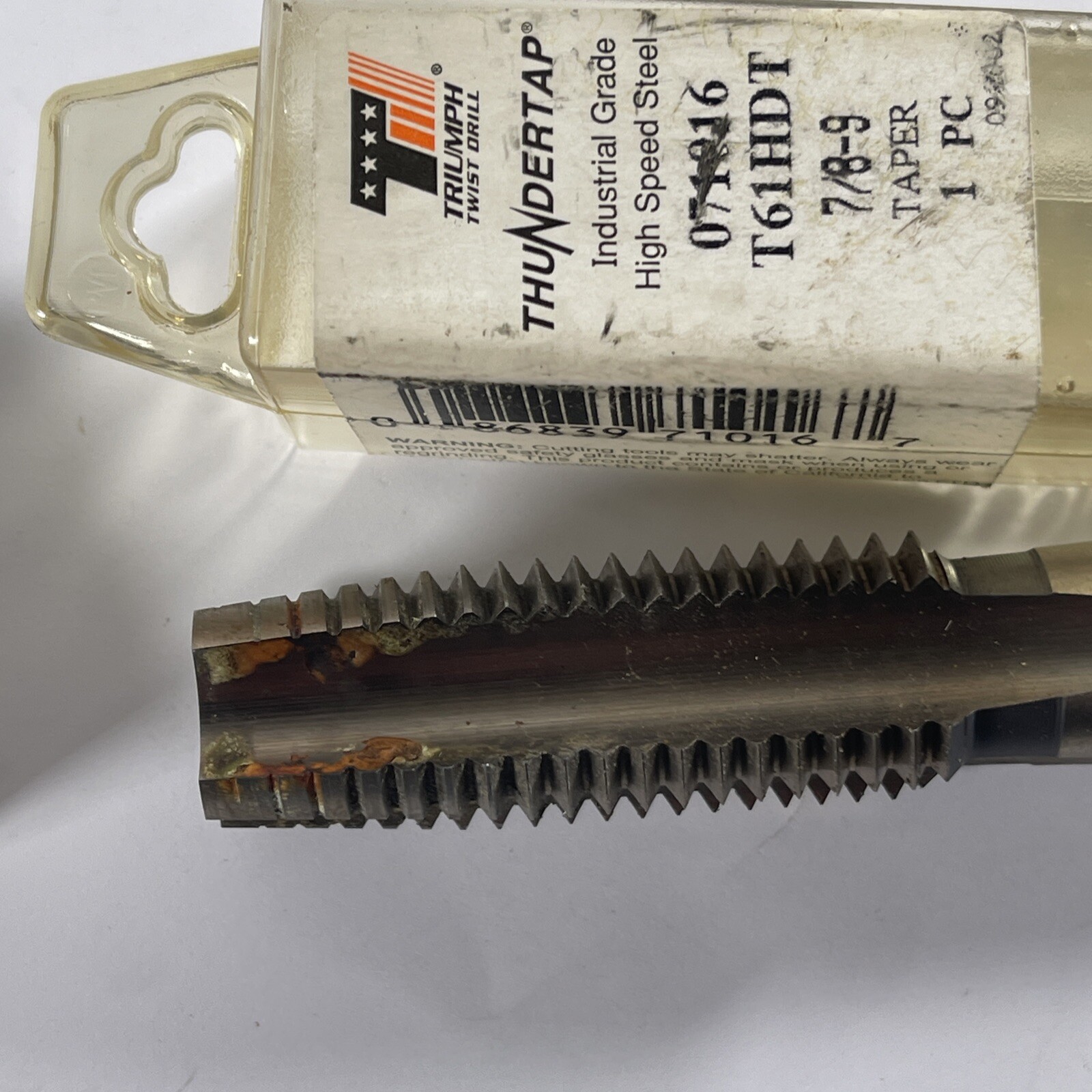 Lot of 4 Besly & Thundertap Assorted Large Taps 2x 7/8″ taper, 3/4″, 1/2″ READ