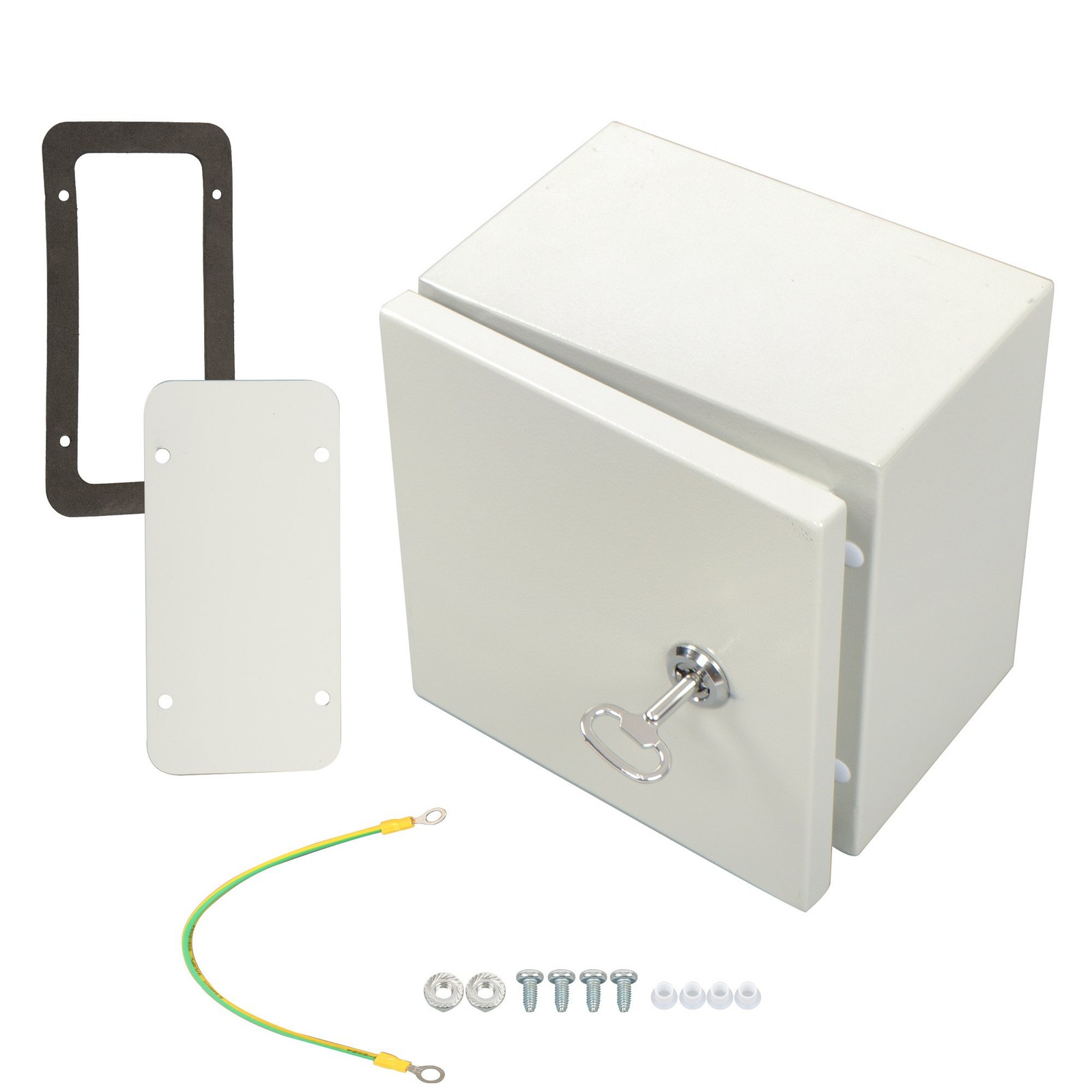 Waterproof Steel Electrical Box 8x8x6″ NEMA 4X Rated, IP65 Outdoor Junction Box