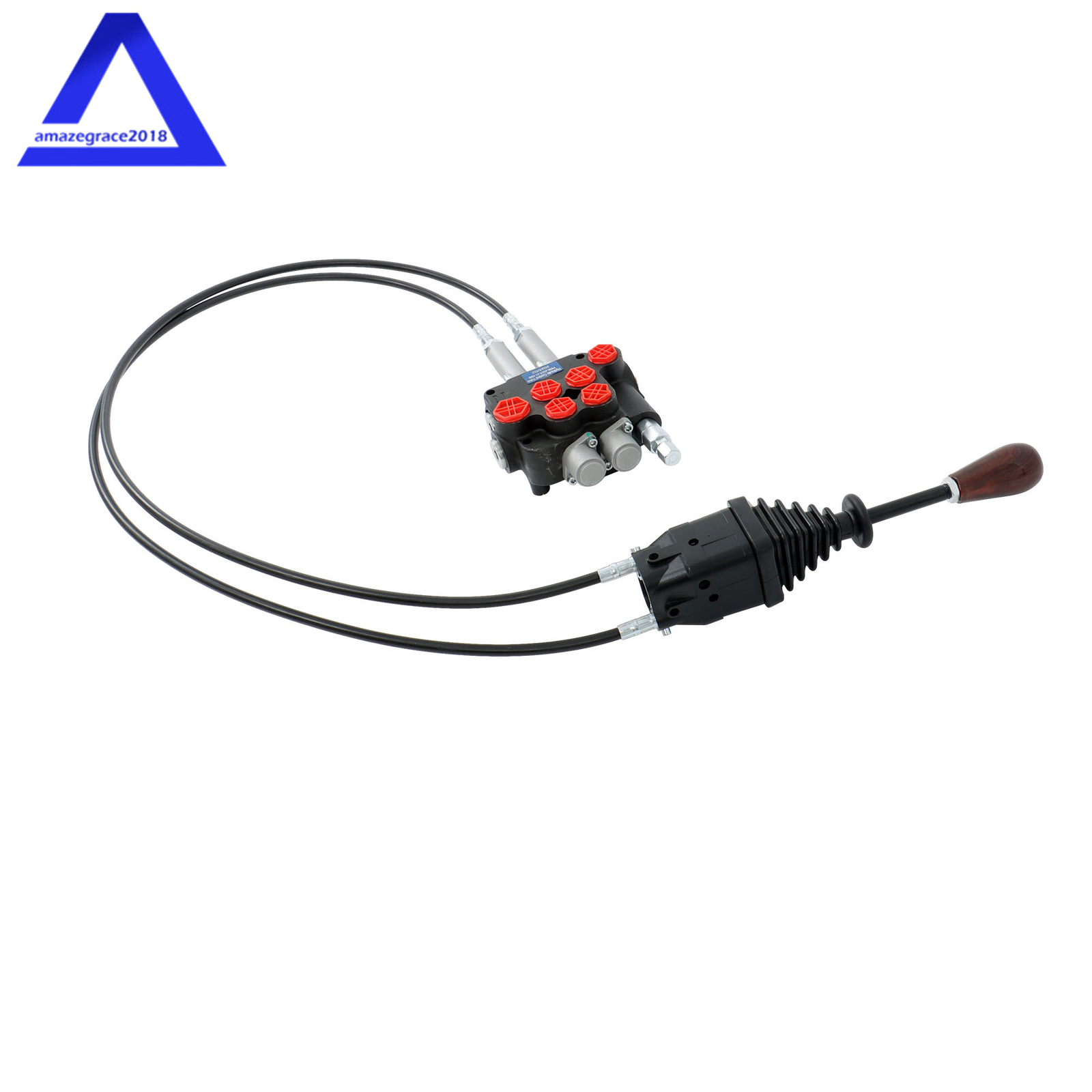 2 Spool Remote Control Valve Kit 80lpm/ 21gpm + Joystick + Cable 25MPa
