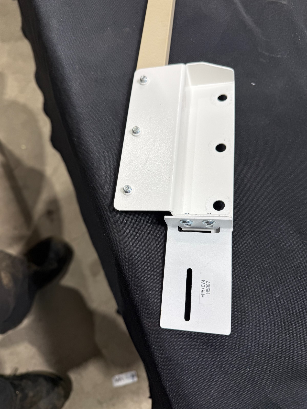 Bosch Rexroth Conveyor Sensor Mounting Track Rail Assembly With Brackets Used