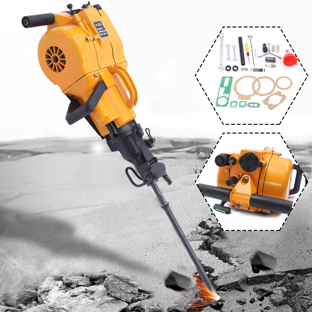 YN27C Rock Breaker Hammer Gasoline Rock Drill Drilling Machine Handheld Durable