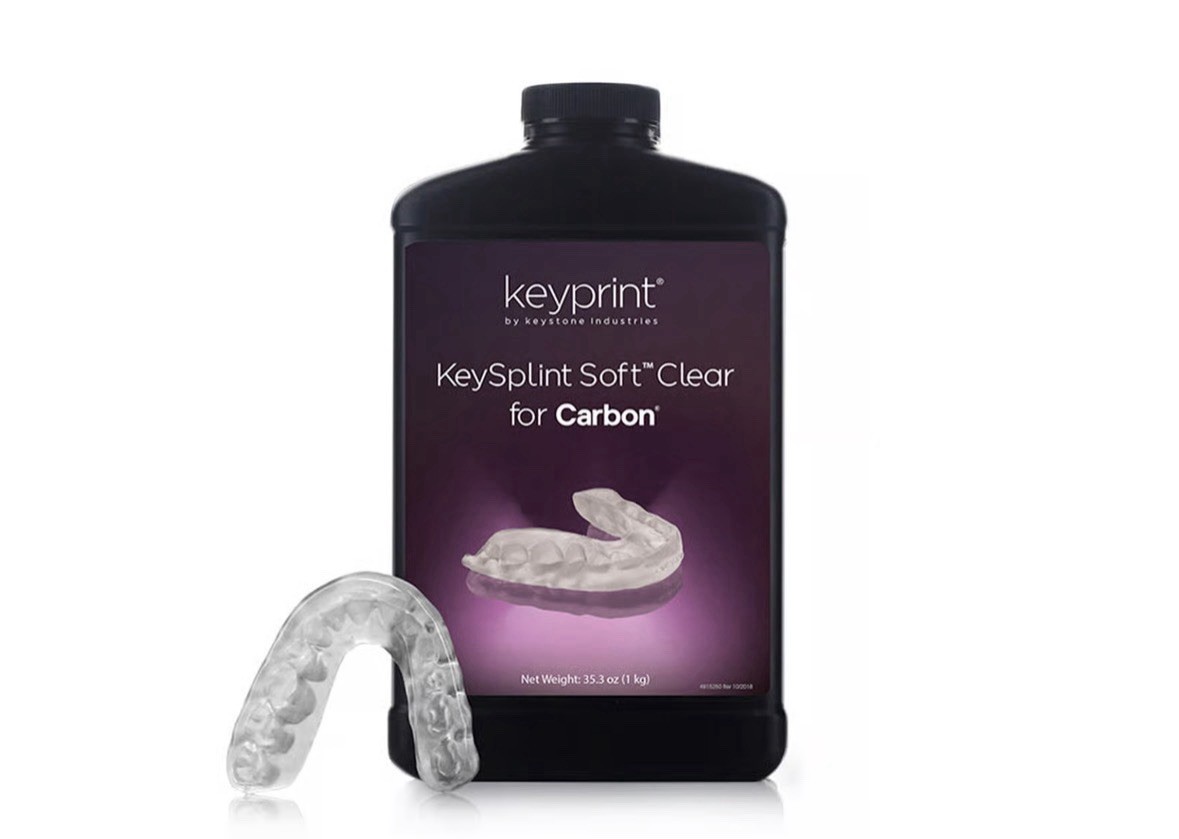 KeySplint Soft Clear For 3D Carbon Printers 1KG Resin Mouth & Night Guards