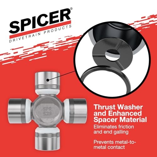 Spicer Life 1485 Wj Series Non Greaseable U Joint Kit With Snap Rings