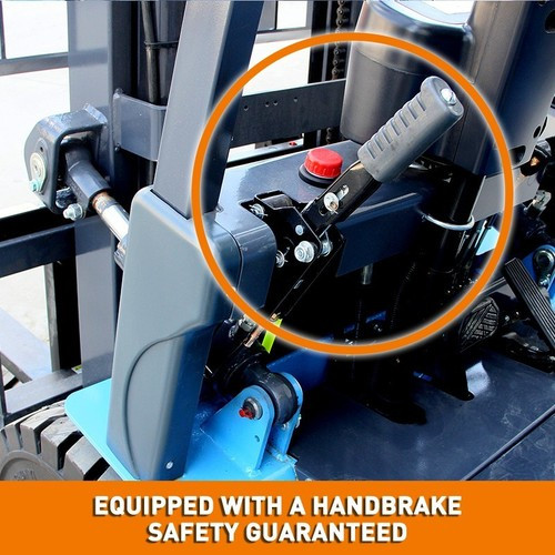 2.5-ton electric forklift, 60V 70Ah battery and charger, warehouse elevator
