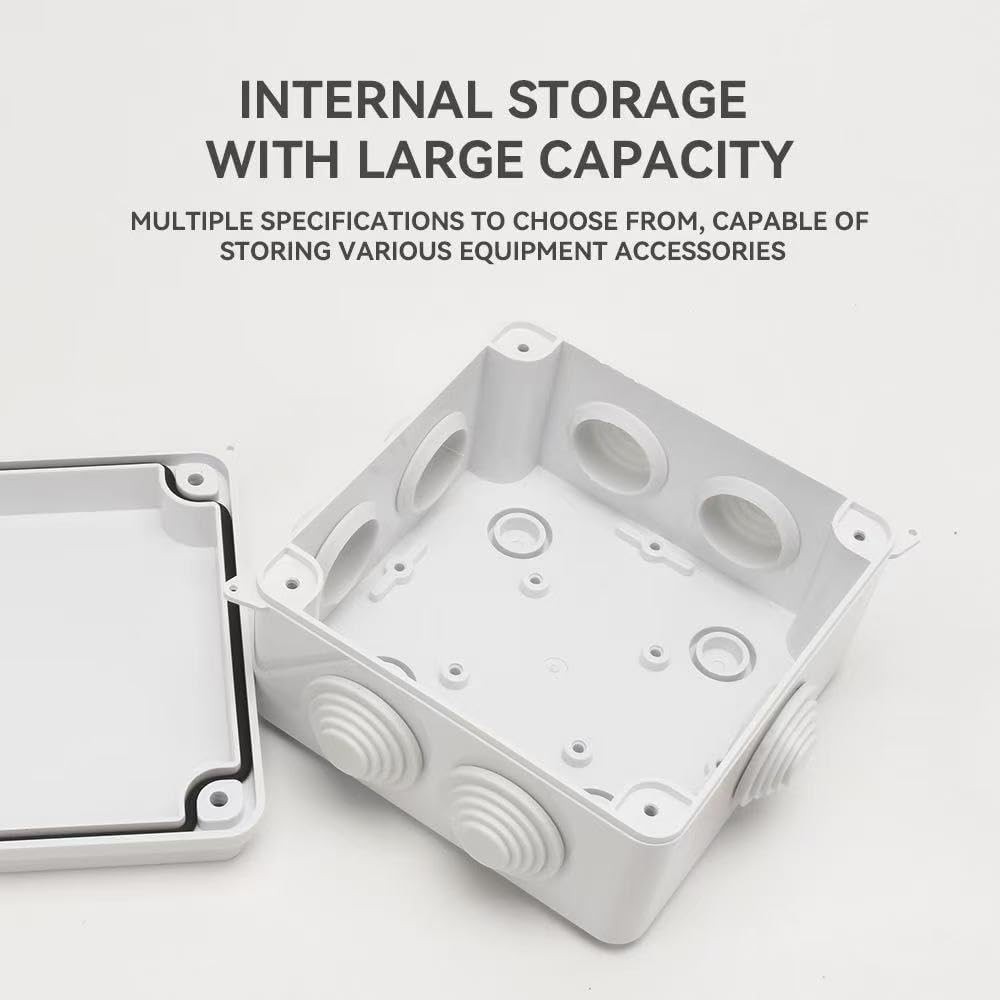 Electrical Junction Box IP65 Dustproof Waterproof ABS Plastic Project Enclosure