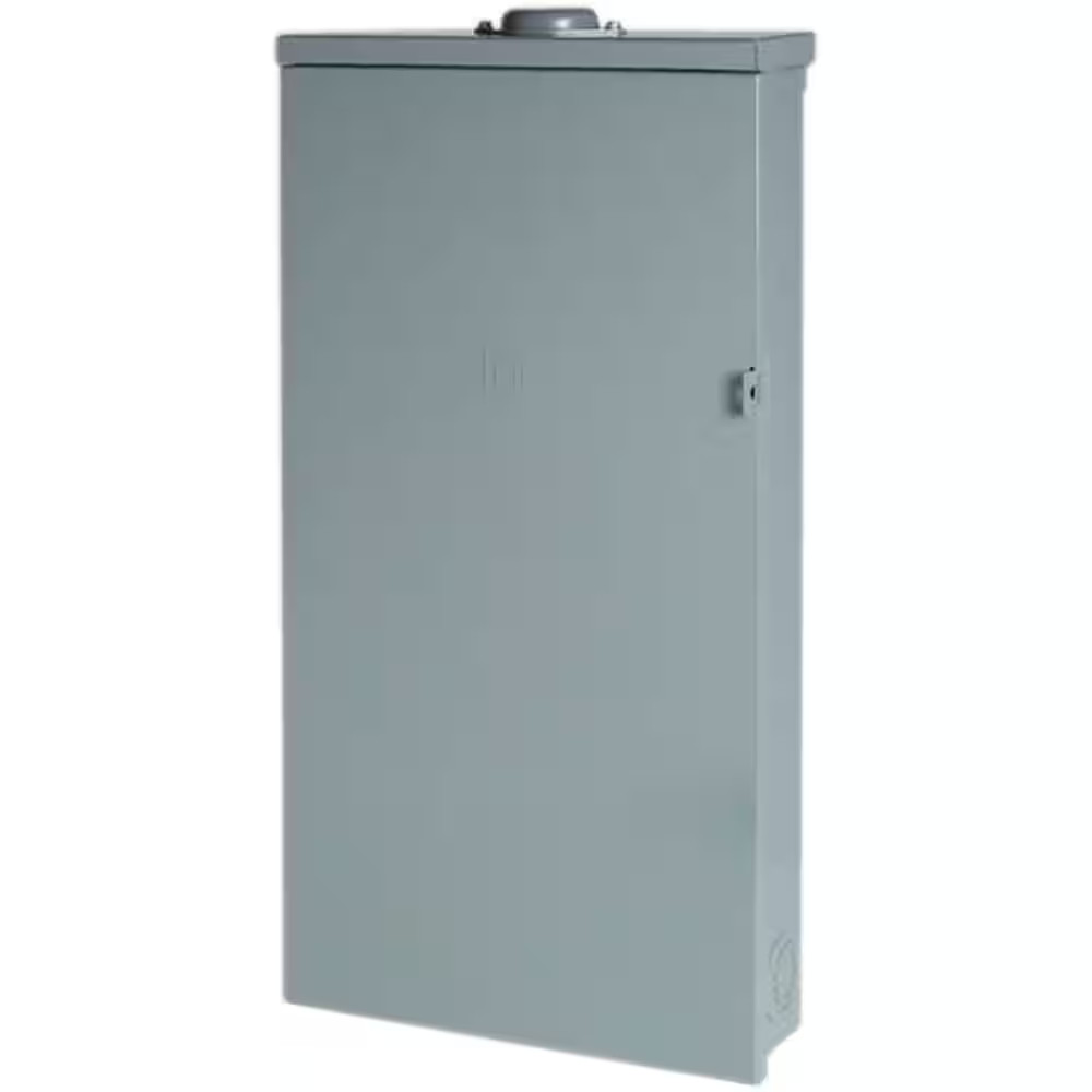 QO 200 Amp 8-Space 16-Circuit Outdoor Main Breaker Load Center with Feed-Thru Lu