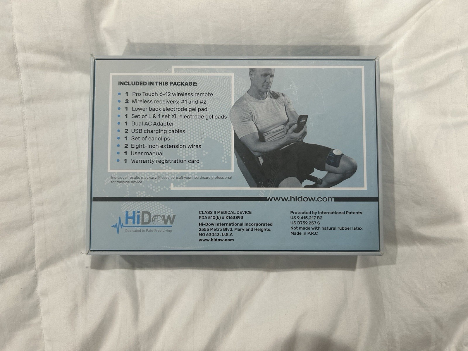 HiDow Pro Touch 6-12 6-Channel Handheld TENS/EMS Unit Physical Med Rehab