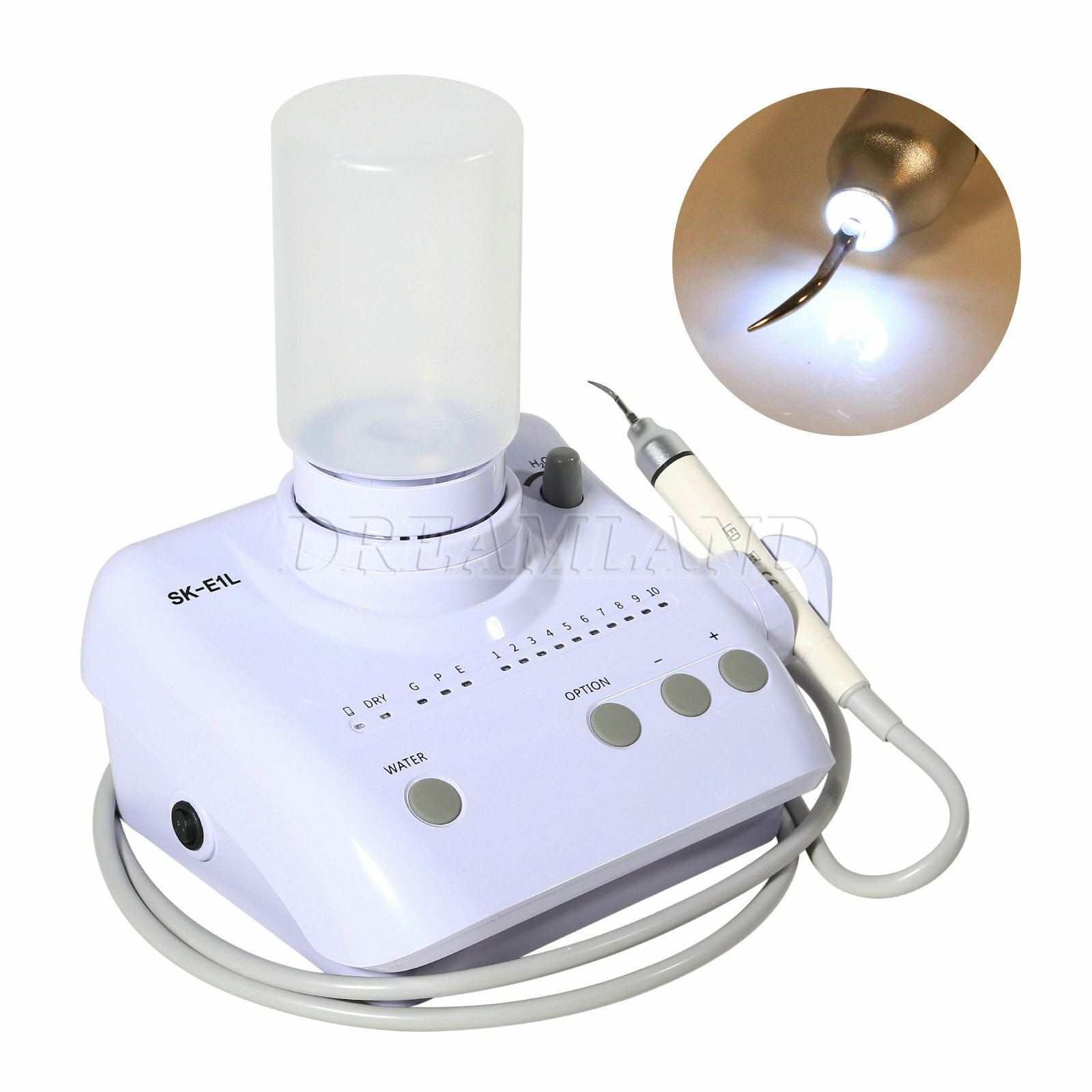 Dental Piezo Ultrasonic Scaler 2 Bottles fit EMS Cavitron LED Handpiece & Tips