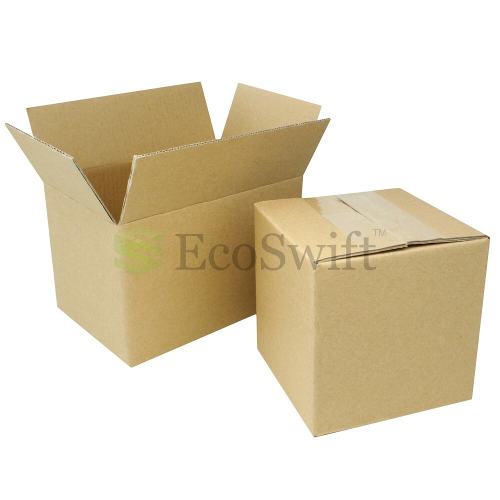 1-Box 3x3x3 EcoSwift Cardboard Packing Moving Shipping Box Corrugated Carton