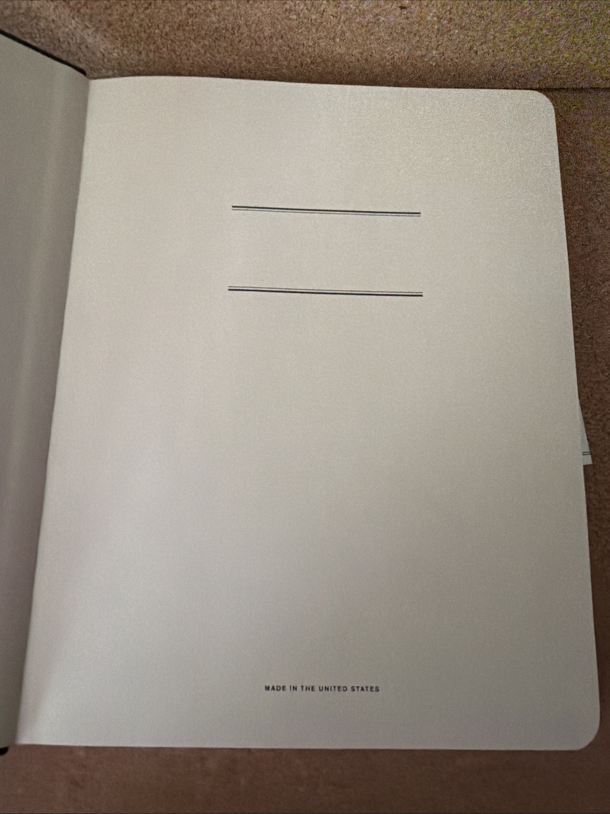 Shinola Detroit Motorcycle Club Lined Pages Journal Notebook Linen Navy Blue New