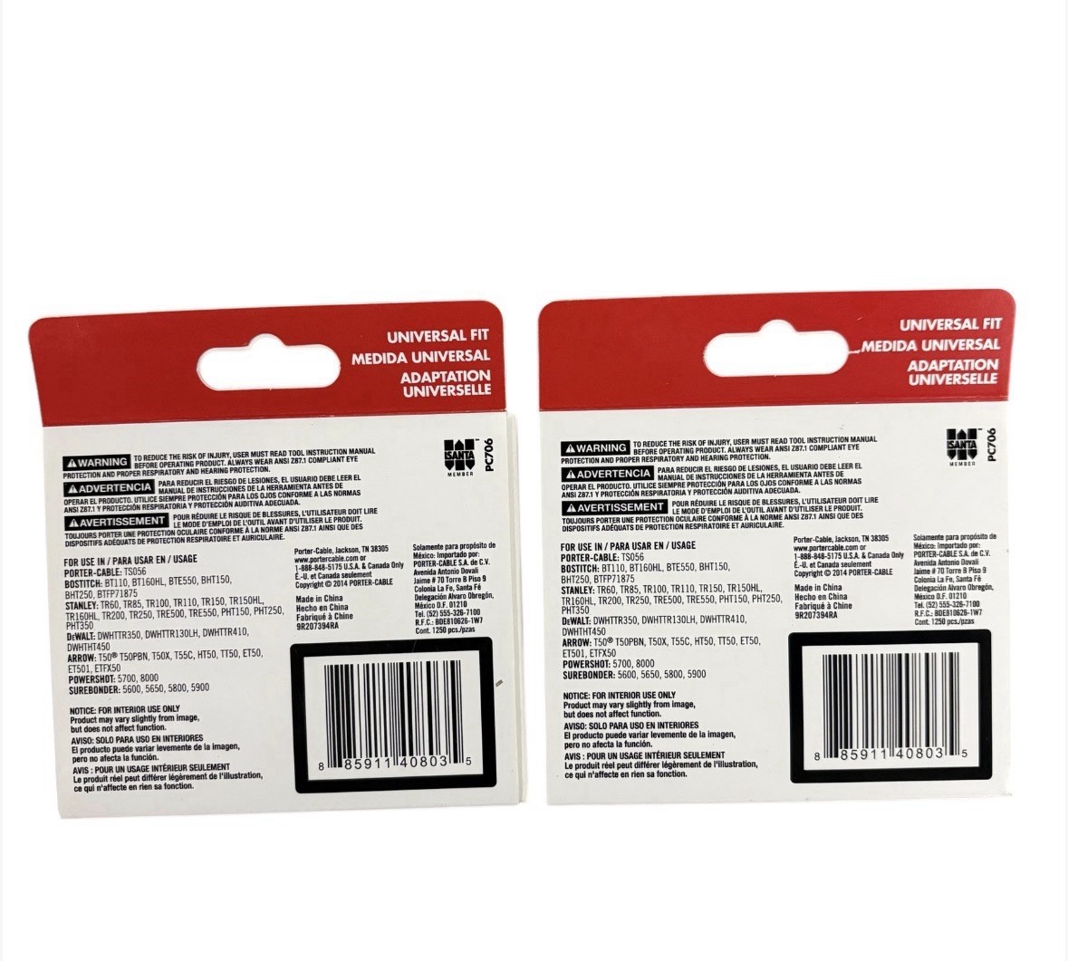 (2 PACK) Porter-Cable 3/8 in. x 3/8 in. Glue Collated Crown Staple