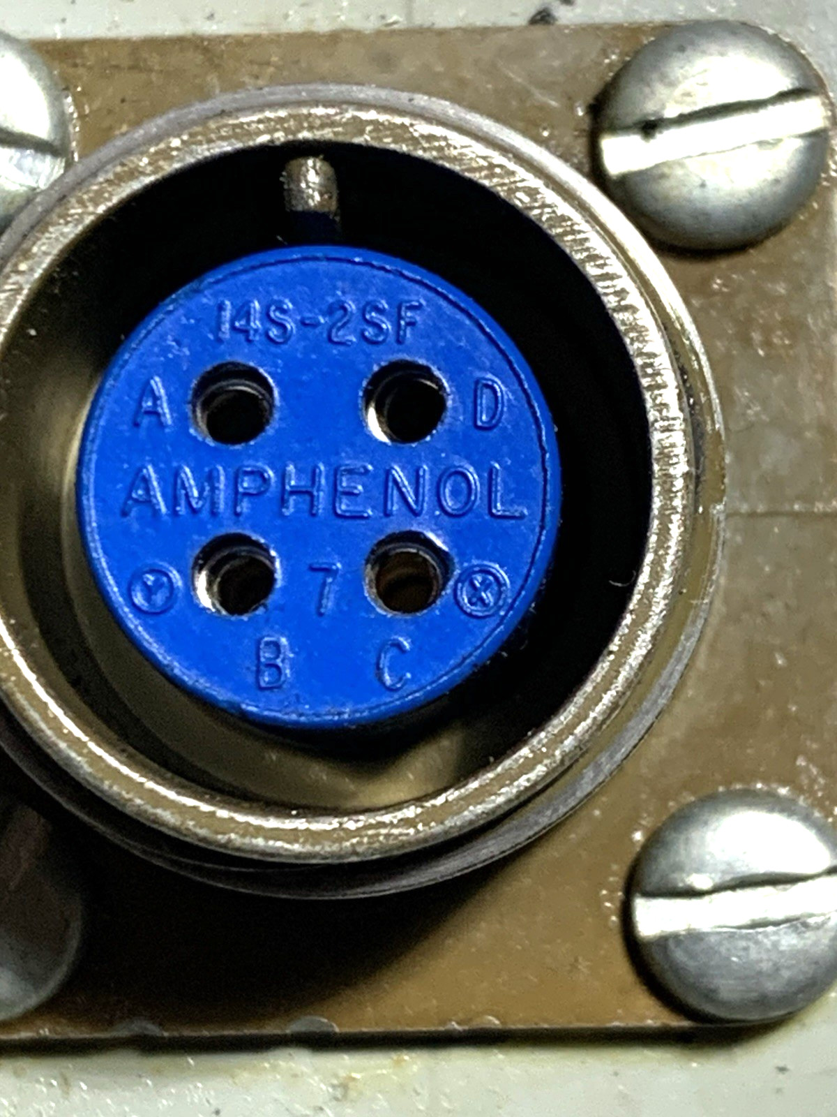 Hoffman Enclosure A-808CH, A-GLK2, 24226-001, Amphenol I4S-2SF, RdF 92-5-0102 *