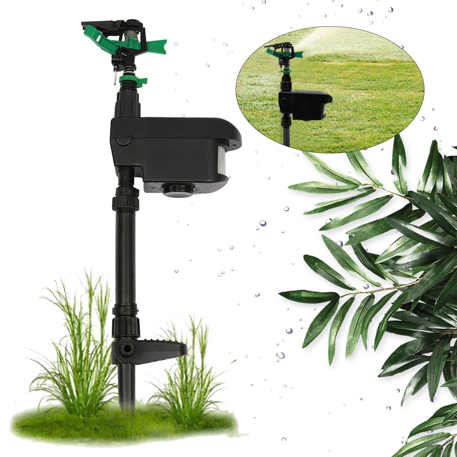 Efficient Garden Lawn Sprinkler Adjustable SolarGrass Watering Sprinkler Gardena
