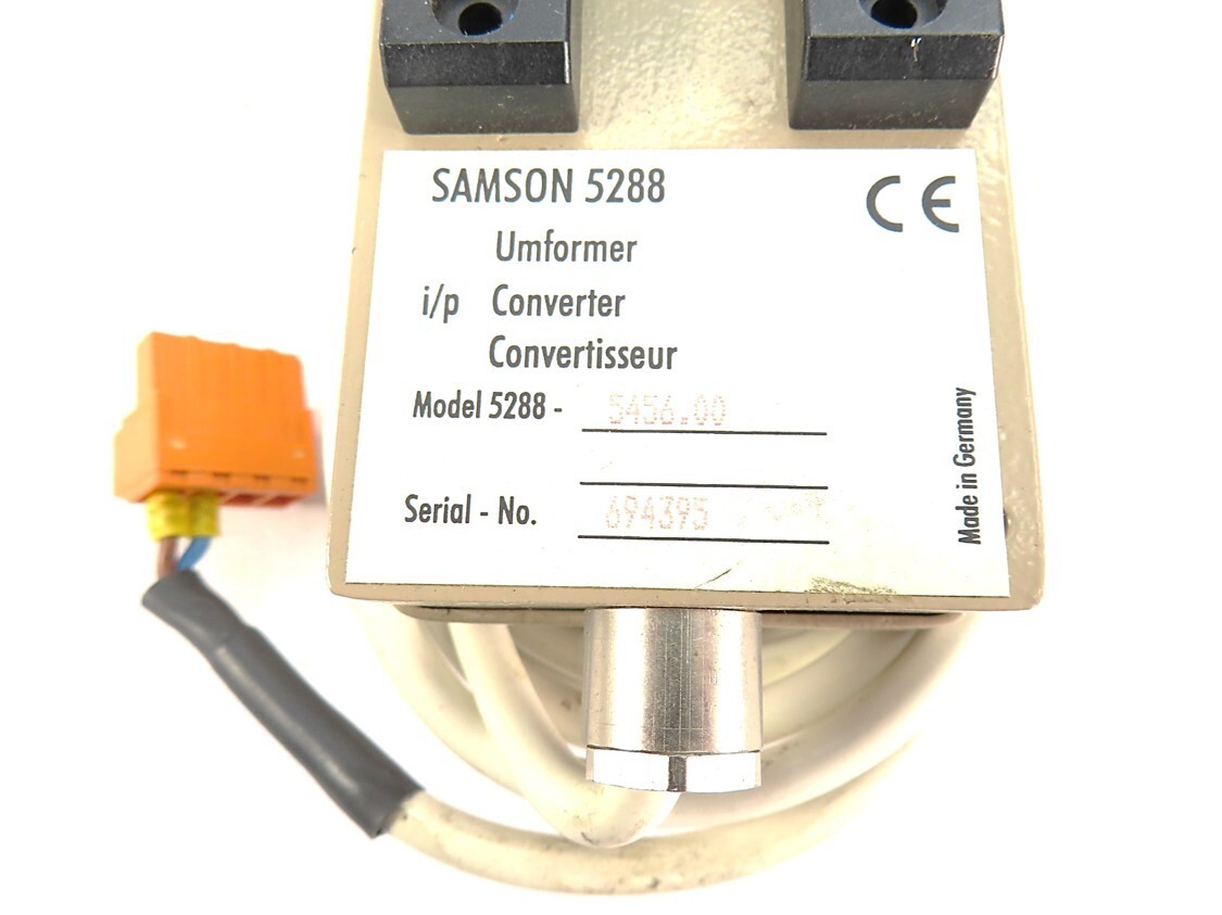 Samson 5288-5456.00 Samsomatic UmFormer Converter Input 0-20mA Output 0-4 Bar