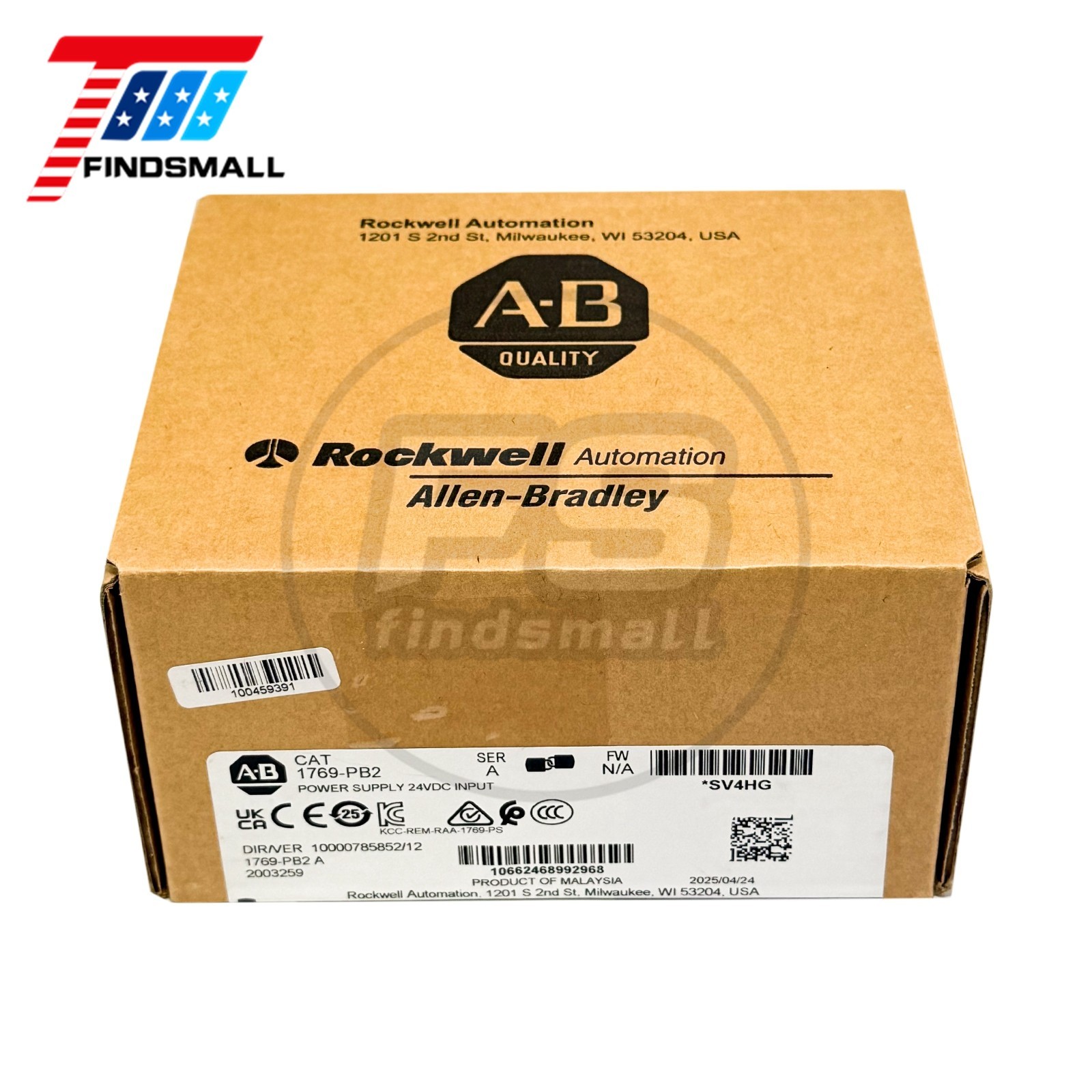 2022/23 AB New 1769-PB2 CompactLogix DC 2A/0.8A Power Supply