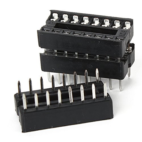 50 pcs New 16 pin 16PIN DIP IC Sockets Adaptor Solder Type NEW