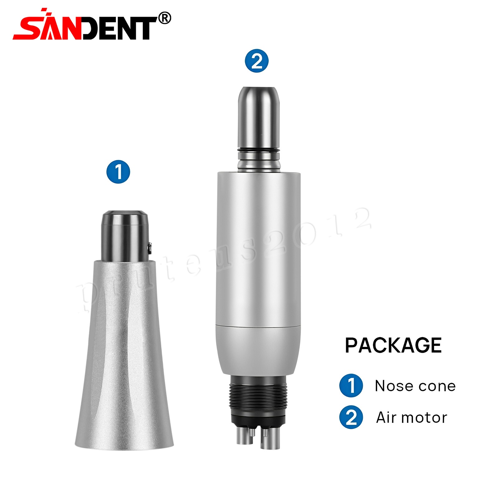NSK Style Fiber Optic Dental E-generator LED 3-Spray High Speed handpiece 4 Hole