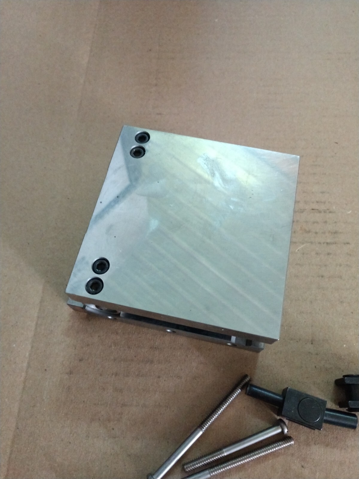 Hermann Schmidt 4″ x 4″ Sine Plate with accessories