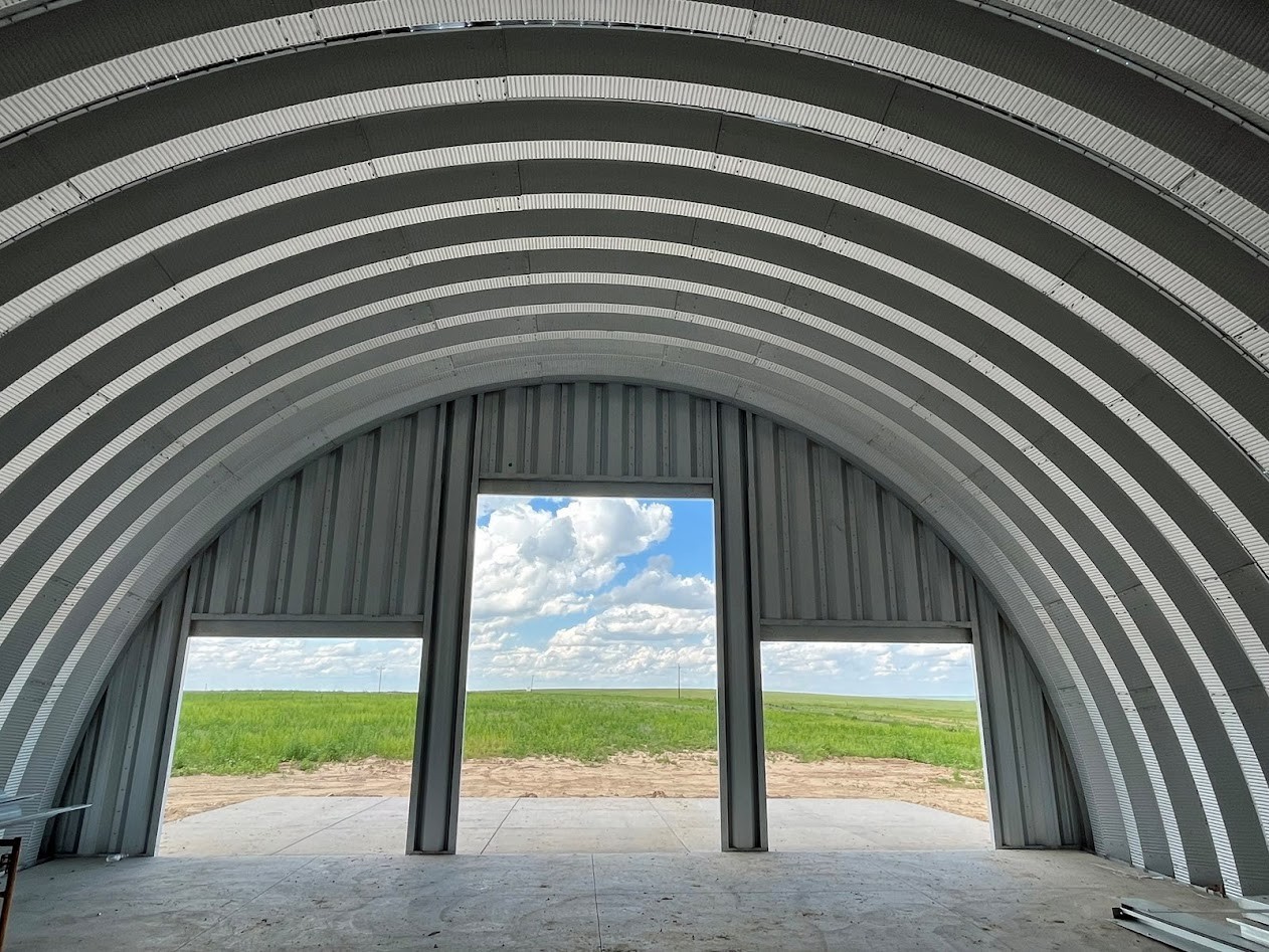 60x60x20 DuroSPAN Steel Quonset Pre-Engineered Building Kit End Walls Included