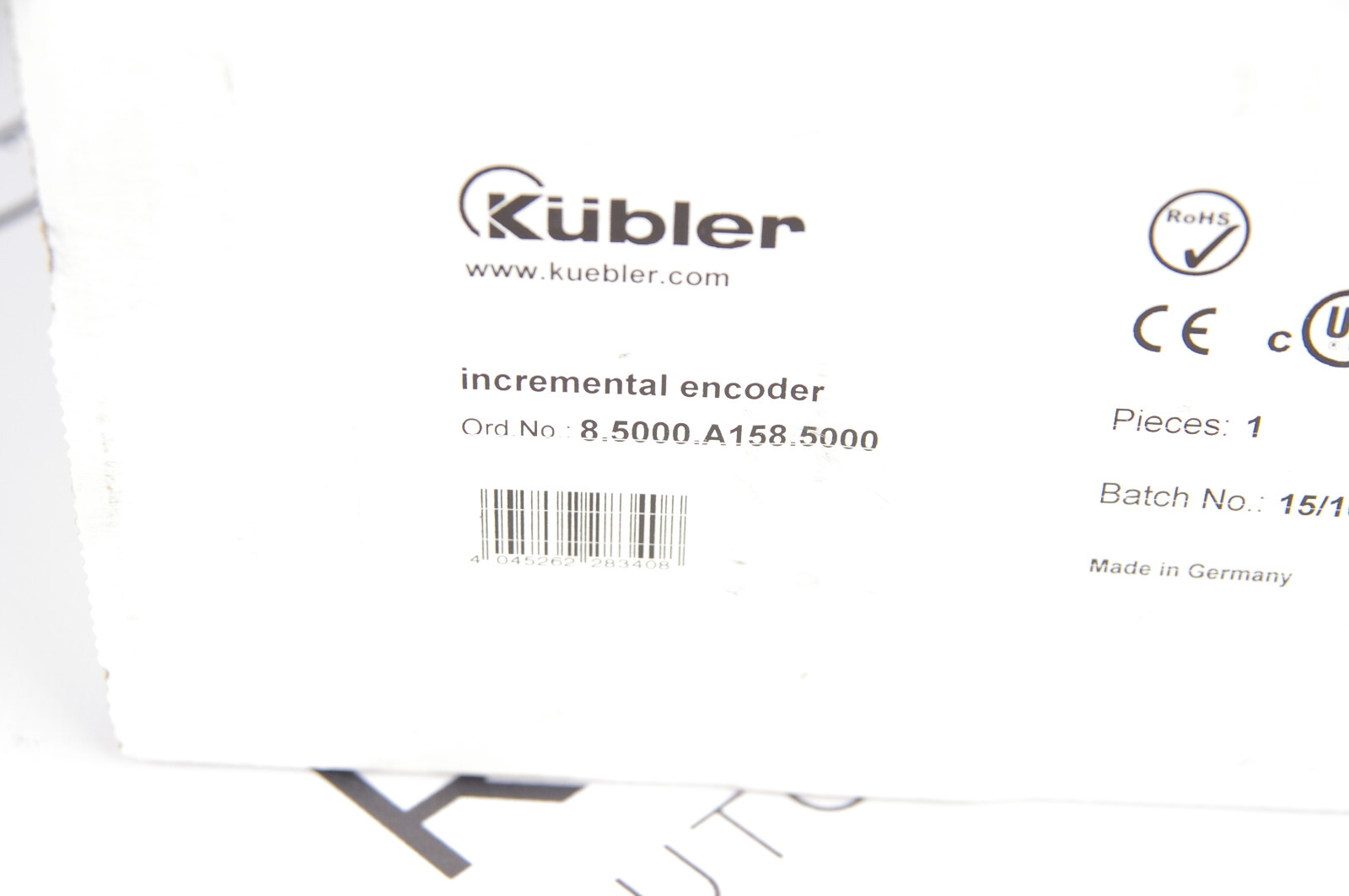 Kubler 8.5000.A158.5000 Encoder