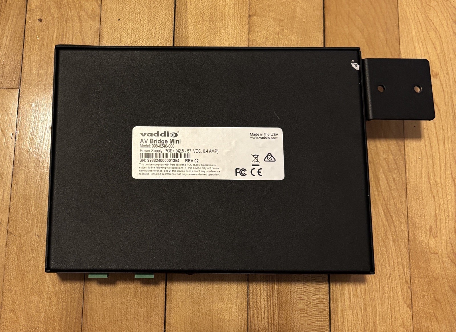 Vaddio 998-8240-000 AV Bridge Mini HD Audio Video Encoder