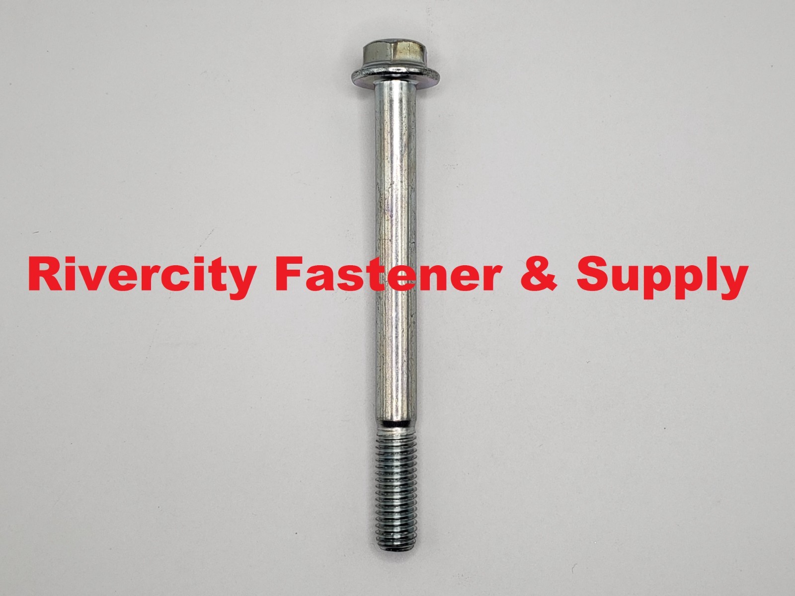 M10-1.5×110 Hex Head Flange Bolts 10mm x 110mm Flare Screws M10x1.5 x 110 ZN