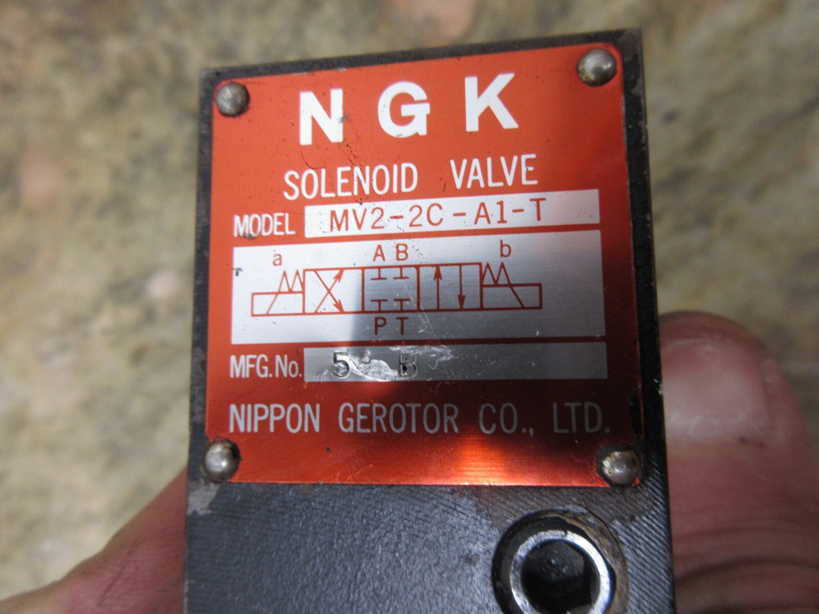 NIPPON GEROTOR NGK SOLENOID VALVE MV2-2C-A1-T