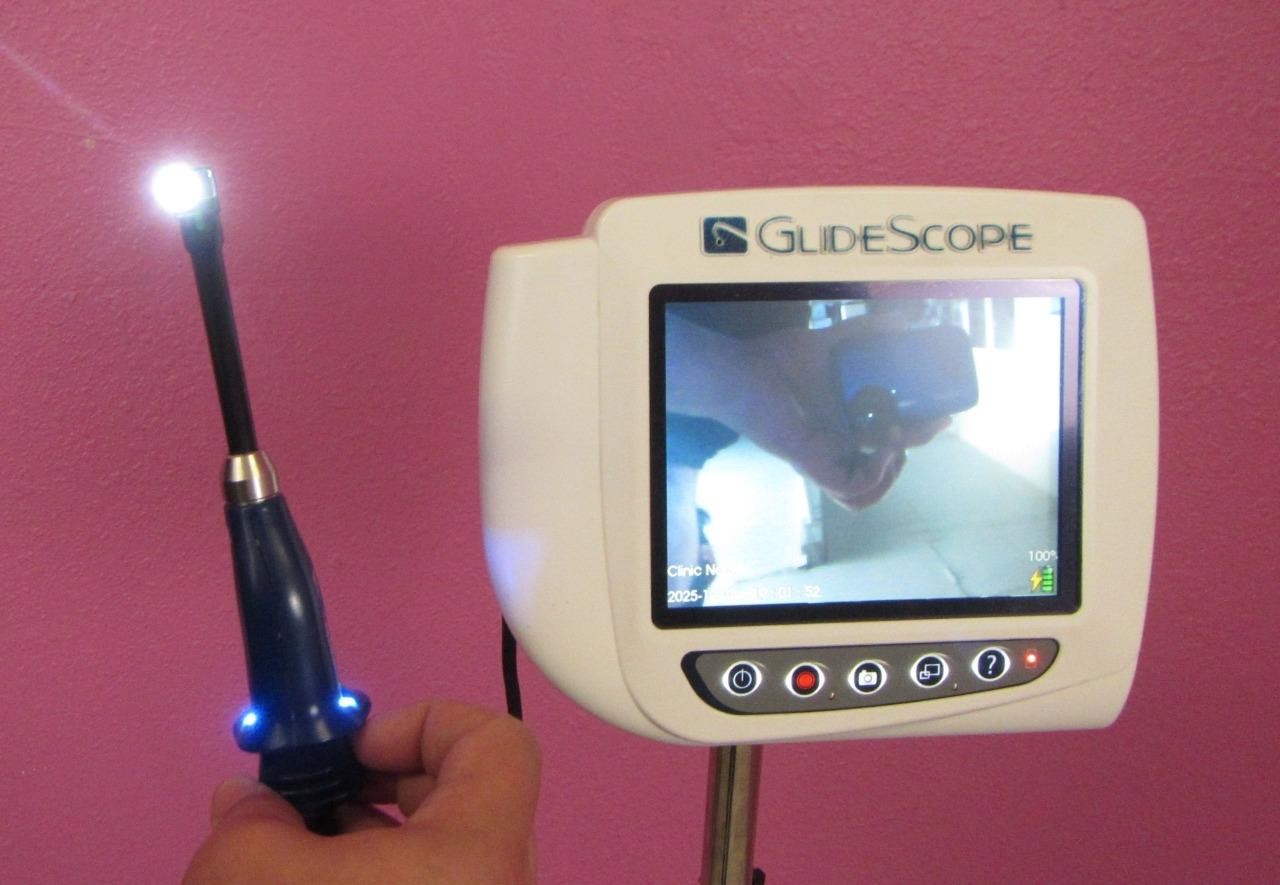 Verathon Glidescope Cobalt AVL Video Laryngoscope Intubation w/ Reusable Baton
