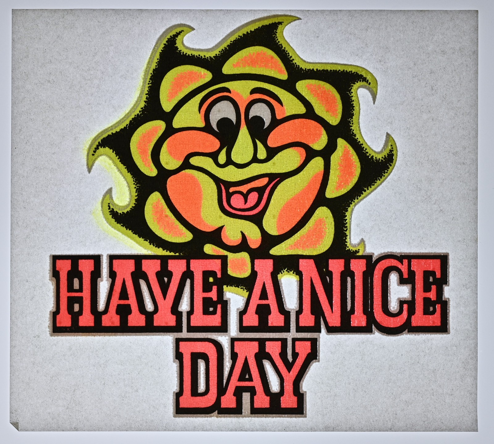 Original VINTAGE 1970s Heat Transfer | Have a Nice Day