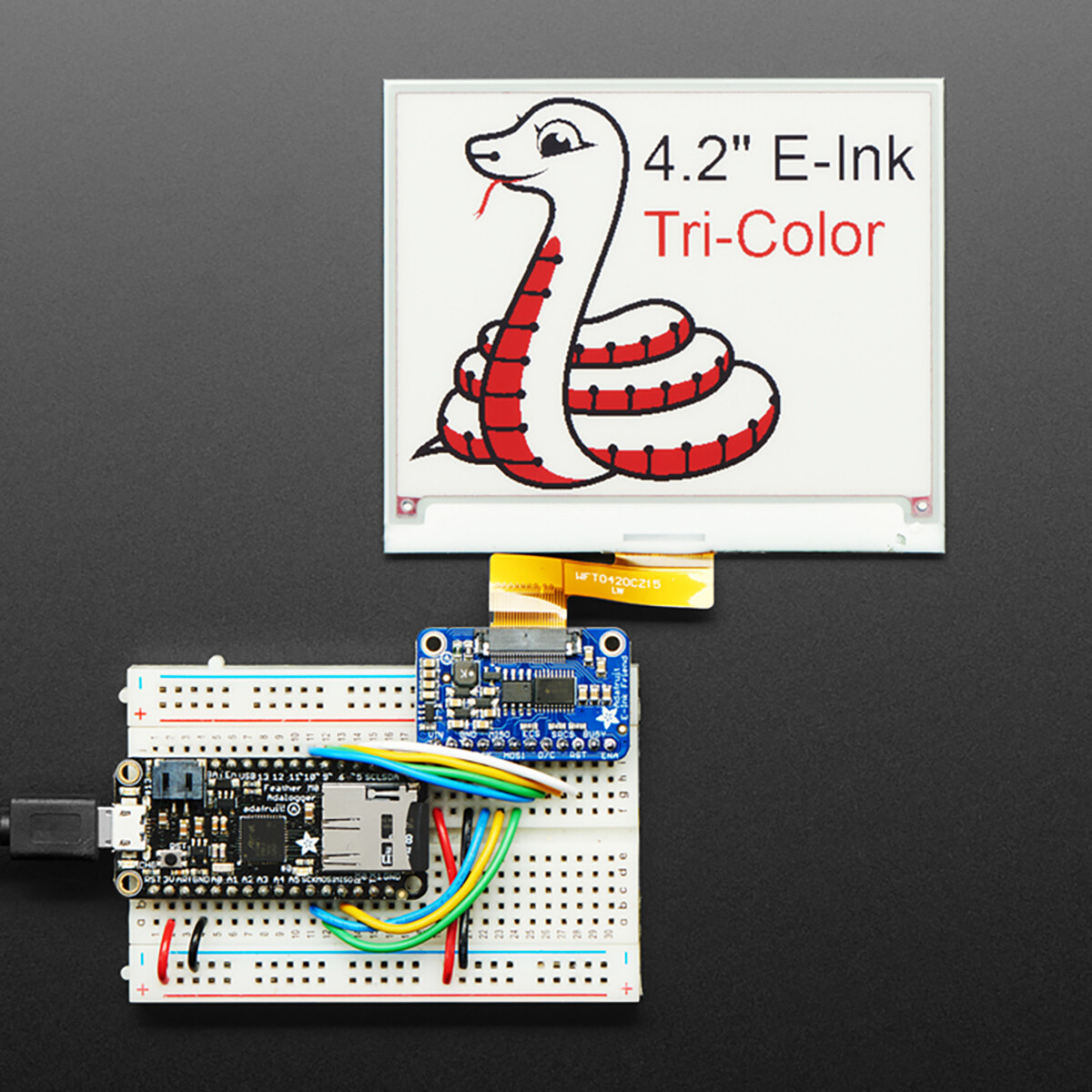 [3DMakerWorld] Adafruit eInk Breakout Friend with 32KB SRAM