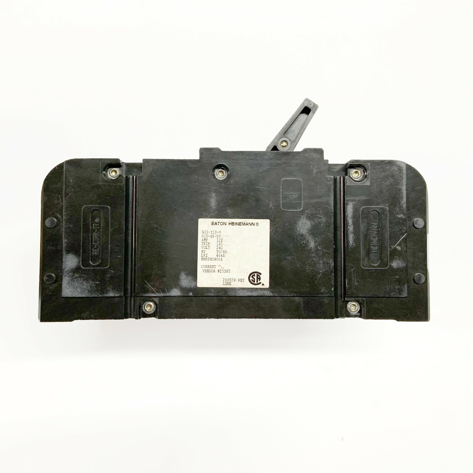 Eaton Heinemann GJ3-Z13-6 / HH83XC406 Circuit Breaker