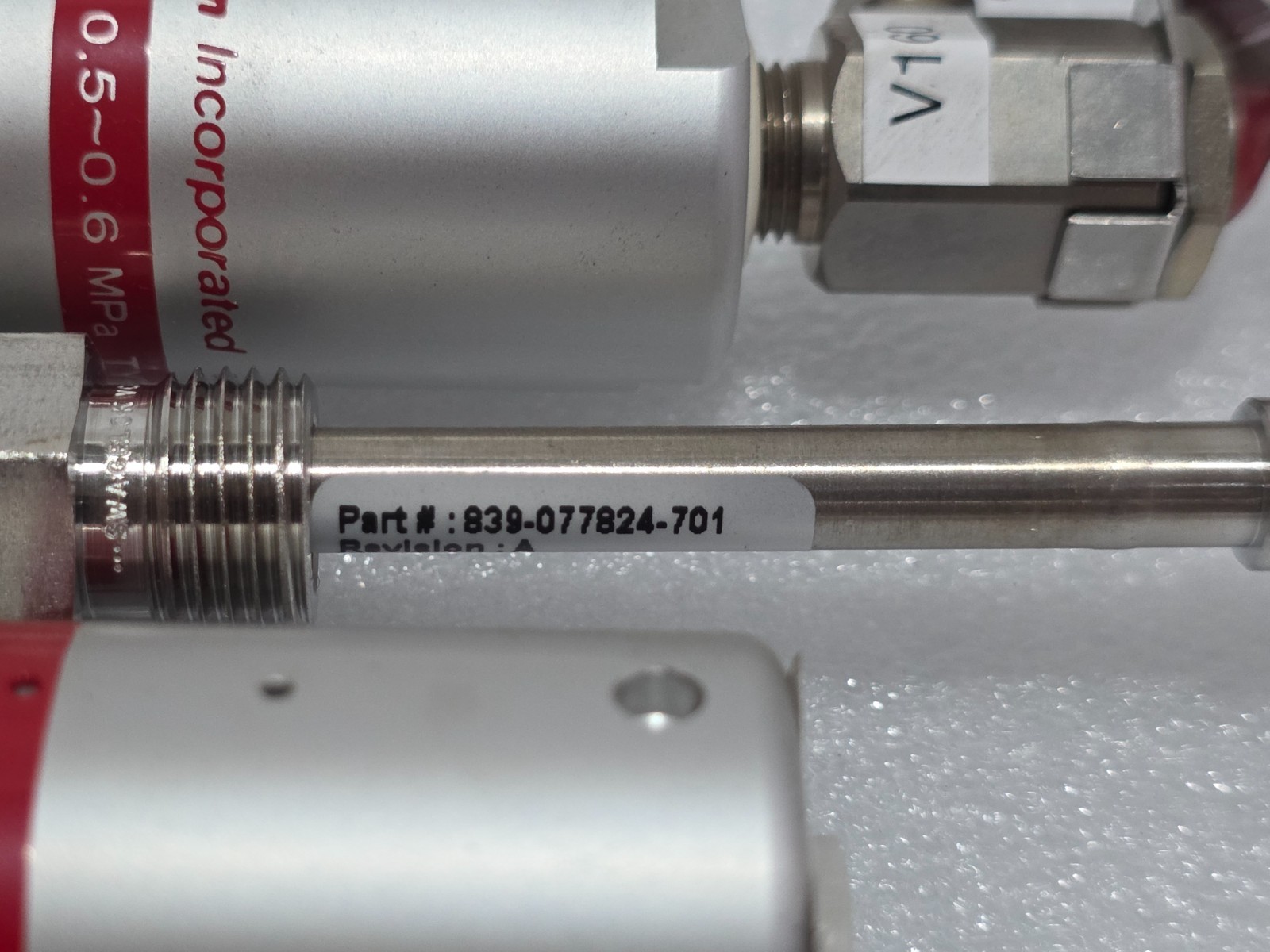 FUJIKIN Diaphragm Valve C.NO 477945 (839-077824-701) (As-Is)