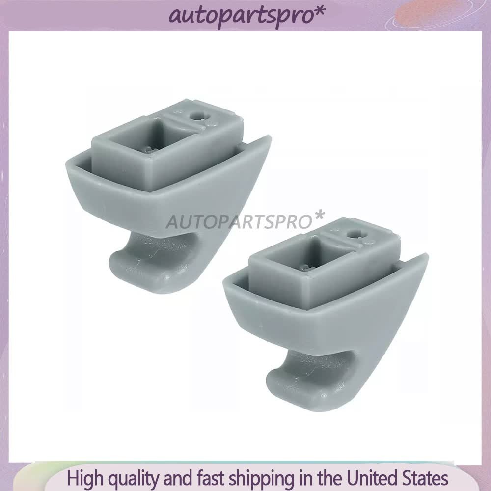 1Pair Fits 2007-2014 Chevrolet Tahoe Gray Sunvisor Shade Support Clip US