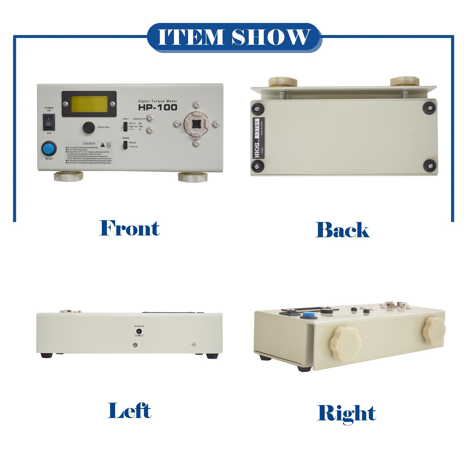 HP-100 Bottle Cap Torque Meter Digital Tester Intelligent Torque Tester