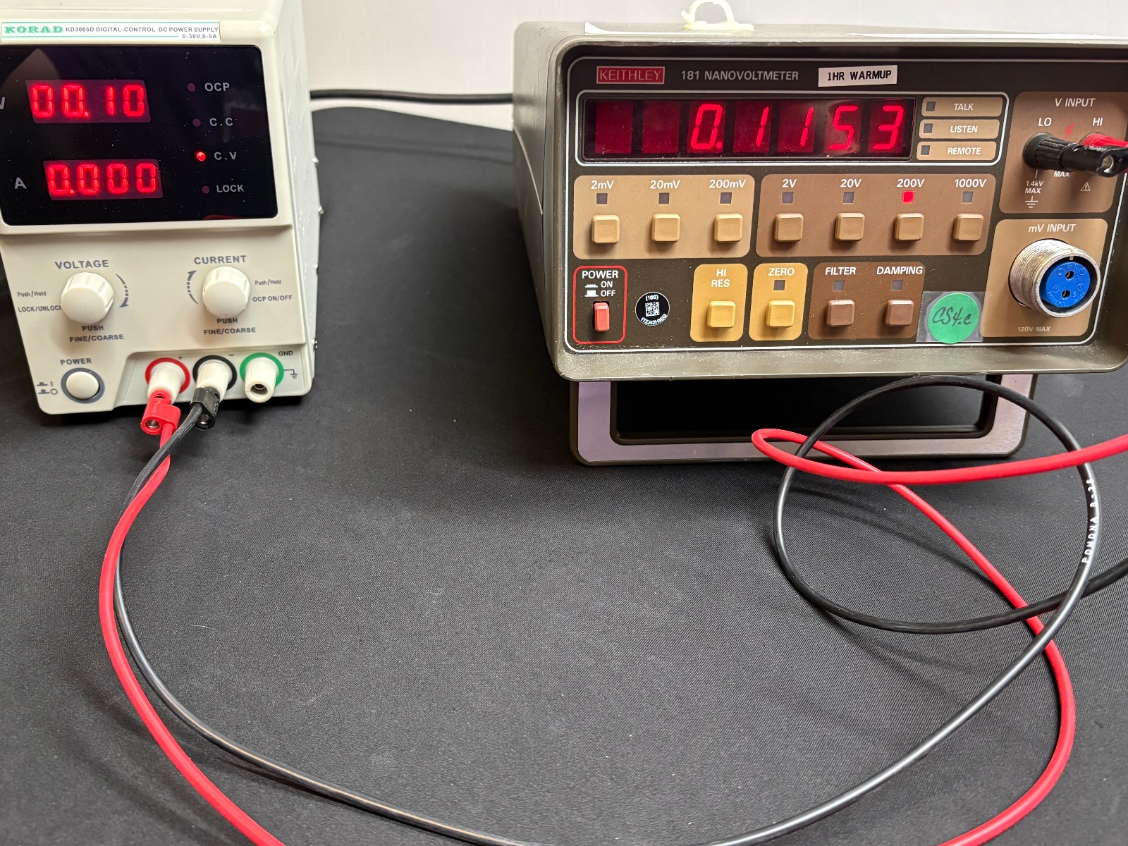 Keithley 181 Nanovoltmeter Sensitive DC Voltmeter Functional