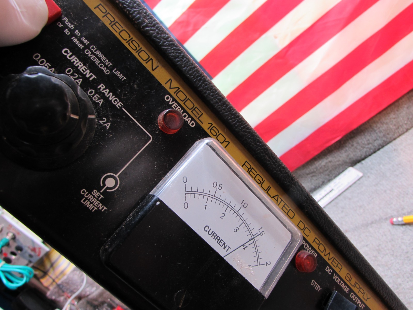ESTATE* VINTAGE DYNASCAN B&K 1601 DC POWER SUPPLY ~ READ