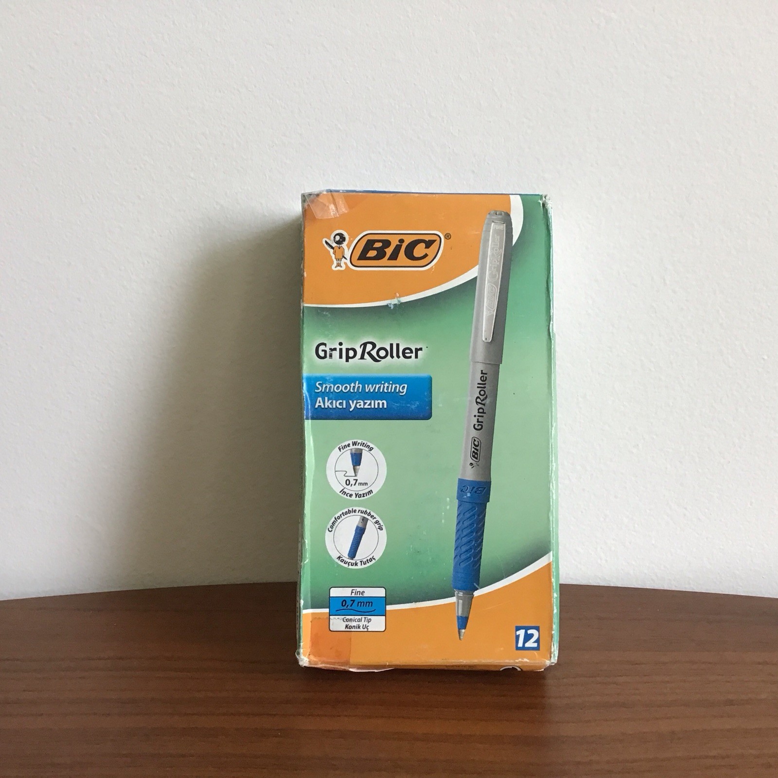 US House of Representatives Seal BIC US Grip Roller Pen Blue Ink 7mm Ball ,Dozen