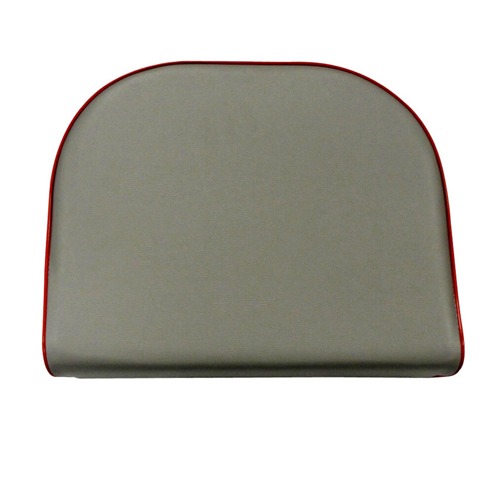 Seat Cushion Vinyl Gray Red Trim Fits Massey Ferguson 35 40 40 50 30 135 150 65