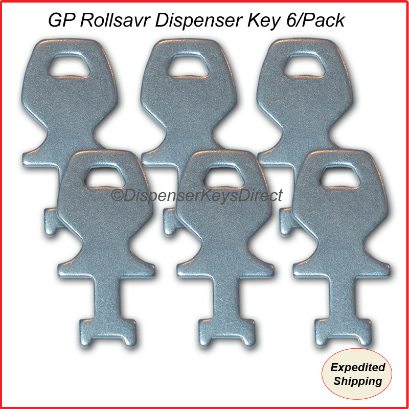 Georgia Pacific «Rollsavr» Key #50418 for Jumbo Toilet Tissue Dispensers -(6/pk)