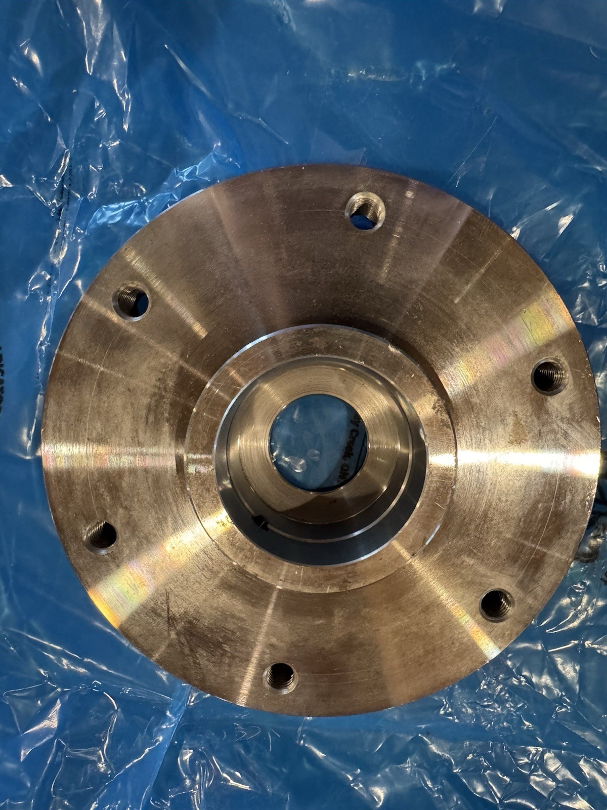Buck Chuck Hardinge Lathe Adapter Plate 6″ 4° Taper A6-4DEG Toolroom