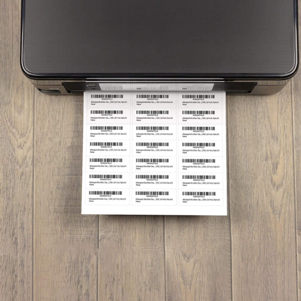1″ x 2 5/8″ Address Mailing Labels Sheet FBA SKU Labels 30/sheet 30 UP Adhesive
